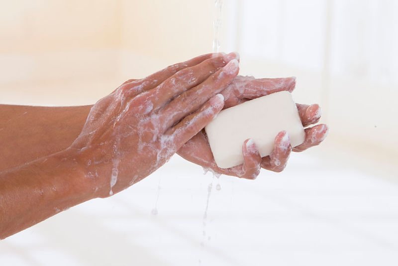 Woman washing her hands (Photo by: BSIP/UIG via Getty Images)