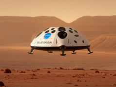 Blue Origin: Историска мисија на НАСА до Марс blue