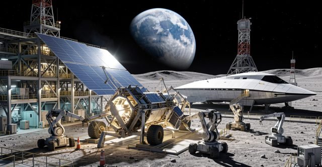 SpaceX планира фабрики на Месечината со помош на роботи