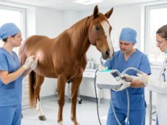 Кобилата Пи прва тестираше фокусирана ултразвучна терапија за саркоиди